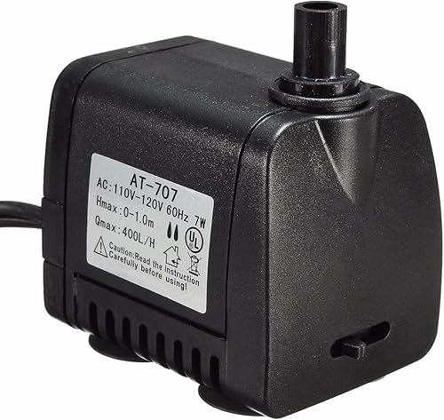 AC 110V-120V 400L/H Pidcola Pompa Acqua Sommersa Fontana Stagno Pesci Acquario - Honorern