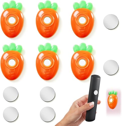 6 Pezzi Supporto Magnetico per Telecomando, Porta Telecomandi da Parete, Porta Telecomandi Magnete Forte, Porta Telecomando da Muro Per TV Telecomando Presa di Ricarica - Honorern