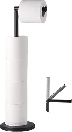 Porta carta igienica in piedi in acciaio inox 304, porta rotolo di carta igienica, 17 x 56,5 x 15 cm, per bagno - Honorern