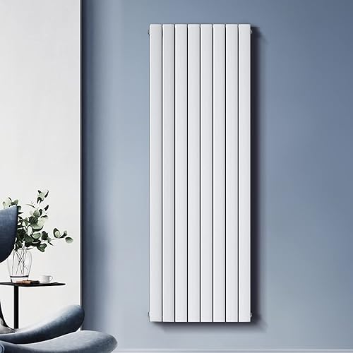 ELEGANT Radiatore a pannello di design, piatto, 1800 x 462 mm, bianco, a doppio strato, per riscaldamento verticale - Honorern