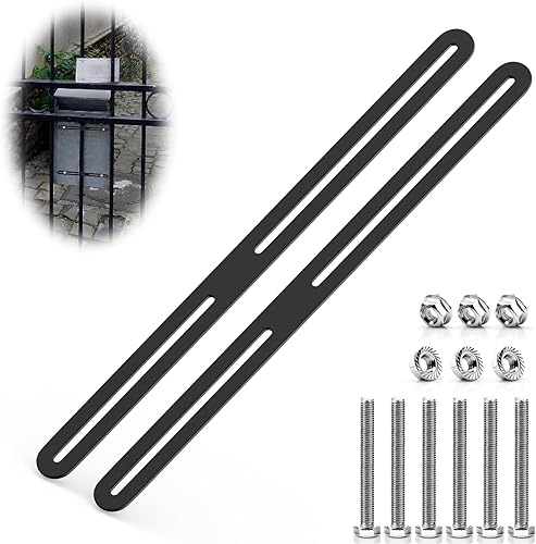 Set di Fissaggio per Cassetta Postale 280 mm Set di Fissaggio per Cassetta Delle Lettere con Viti e Dadi M5 Montaggio Della Cassetta Delle Lettere per Installare le Cassette Postali - Honorern