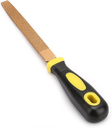 Lima Piatta Parallela, Lima Piatta Raspa Diamantata, Lunga Durata, Riparazione Sbavature, Impugnatura Comoda, Adatta per Legno, Plastica, Metallo (6 pollici) - Honorern