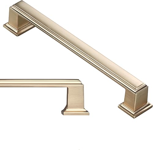 10 Pack Maniglie da Cucina Oro Heavy-Duty,Maniglie Per Mobili da Cucina,Distanza Tra I Fori di 96mm, Maniglie per Armadietti Oro, Maniglie per Armadi Oro e Maniglie per Mobili Oro - Honorern