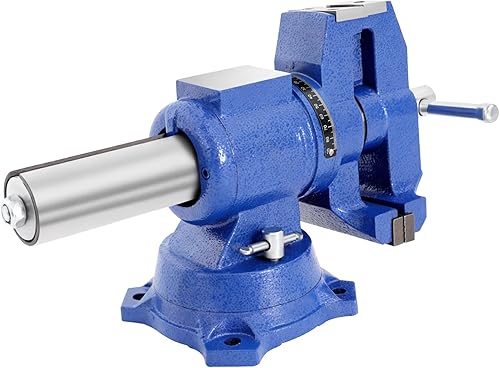 Morsa girevole da 5', morsa da tavolo Vice, girevole a 360 gradi, professionale, in ghisa sferoidale, apertura massima 100 mm, per meccanici e ingegneri - Honorern