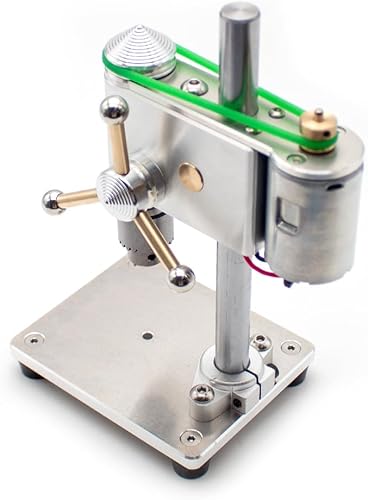 Micro Trapano da Banco CA 100-240V con Adattatore di Alimentazione a Velocità Regolabile Mini Trapano Strumento di Riparazione di Orologi di Precisione (0,3-4MM) - Honorern