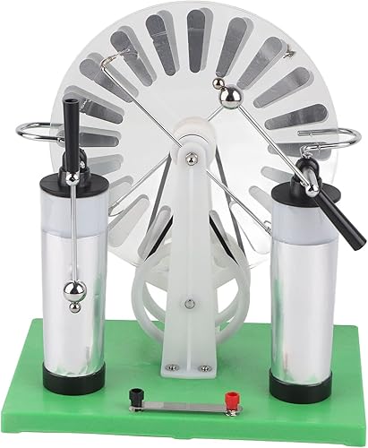 Qinlorgon Macchina elettrostatica, generatore a manovella, generatore di scarica, generatore di induzione elettrostatica esperimento Fisico - Honorern