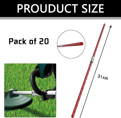 Fili per Decespugliatori,10 Pezzi F016800181 Filo Nylon per Tagliabordi per Decespugliatore Bosch ART 26 COMBITRIM,Lunghezza: 30.5 cm, diametro: 3,5 mm - Honorern