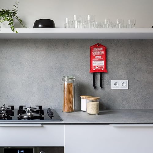 Coperta antincendio Smartwares BBD130 – 1 x 1 metro – Uso rapido - Honorern