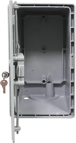 CSEGMI Contenitore per gruppo di misura integrato monofase a marchio Enel. Dimensioni 230x420x240 mm. Colore grigio. - Honorern