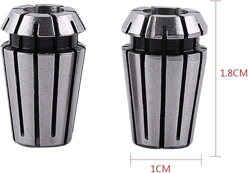 15 pezzi ER11 set di pinze a molla ER11 pinza mandrino 1.0mm-7.0mm e 1/4', 1/8' per utensile per tornio di fresatura - Honorern