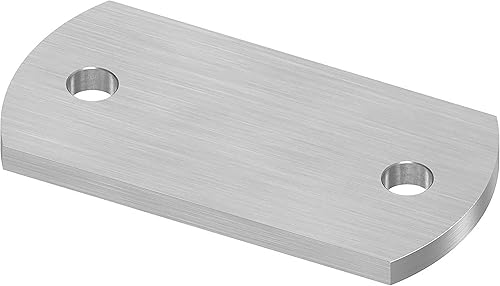 STEINBACHER© | piastra di ancoraggio in acciaio inox, 100x50x6mm, foro 2x10mm, V2A - Honorern
