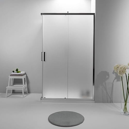 Elite Box Doccia 70x90 - Cabina Doccia Scorrevole , Elegante e Resistente alla Corrosione - Opaco Satinato - Piatto Doccia non Incluso - Honorern