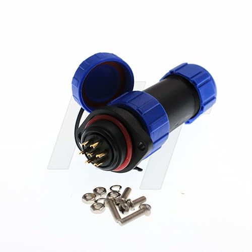 HangTon HE21 7 pin impermeabile circolare connettore femmina cavo spina e presa maschio per illuminazione dispositivi marini - Honorern