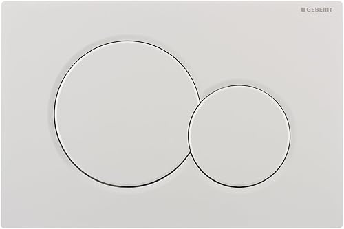 Geberit Sigma01 bianco alpino 115.770.11.5 Dual flush piastra per UP300, - Honorern