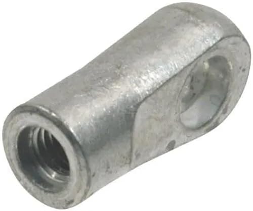 Occhiello della Molla a Gas testine pistone estremità connettore Acciaio, M8 Foro Ø 8,1mm - Honorern