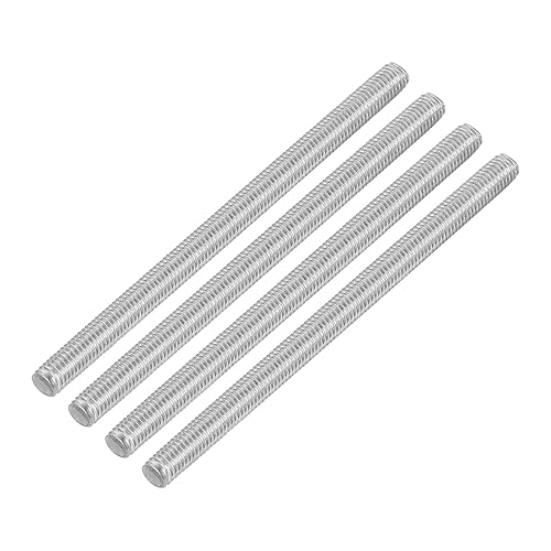 4pz Asta Filettata Intera, M5 x 85mm Acciaio Inossidabile 304 Borchie Barra Filettatura Destra M5-0.8 Filo di Pece per Assemblaggio Mobili Macchinari - Honorern