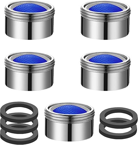 5 Pezzi Aeratori per Rubinetti M22, 22 mm Filtro per Rubinetti, Aeratore Rubinetto Filtri Rubinetti Lavandino - Honorern