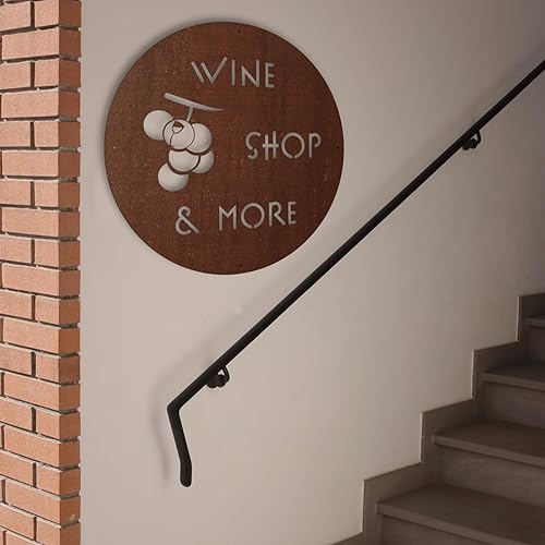 Targa Personalizzata in Metallo CORTEN. Insegna su misura Effetto Ruggine. - Honorern