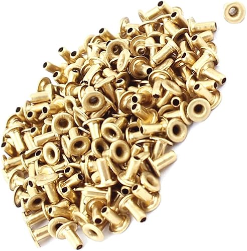 M1.5x3 Attraverso Foro Rivetti, 200pz Empio Guarnizioni PCB Circuito Scheda Ottone Placcato Metallo - Honorern