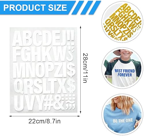 AOEVUIR 5 Fogli Lettere Numeri Autoadesivi in Vinile Adesivo di Numeri di Cassetta Postale per Segni Finestre - Honorern