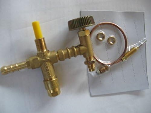 RUBINETTO PER FORNELLONE GAS BOMBOLA CON VALVOLA DI SICUREZZA E TERMOCOPPIA - Honorern