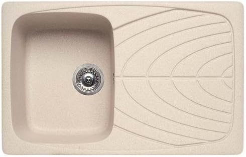 Elleci Master 300 Lavelli Compositi, Pietra, Avena, 79x50x21 cm - Honorern