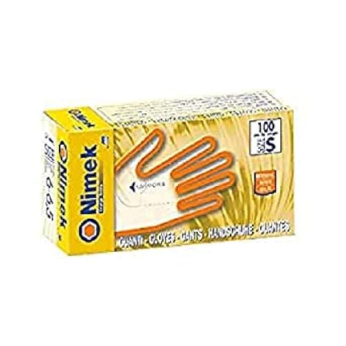 ESNO/ XL Guanto Nitrile, Arancione Nimek, Powderfree, XL - Honorern