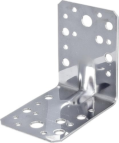 Alberts 342661 - Connettore angolare per carichi pesanti, in acciaio inox, 90 x 90 x 65 mm - Honorern