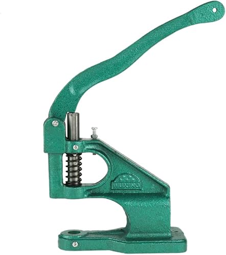 Macchina per Occhielli, Occhielli Macchina a Pressione, Occhiellatrice Manuale con 3 Matrici e 1500 Occhiello 6/10/12mm per Teloni Tessuti Vestiti Cinture Borse - Honorern