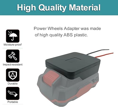 Adattatore Batteria per Elettroutensile PTFE 1332 Kit Cavo 12AWG Convertitore Batteria per Utensile Elettrico per Scena PARKSIDE X20V TEAM 20V - Honorern