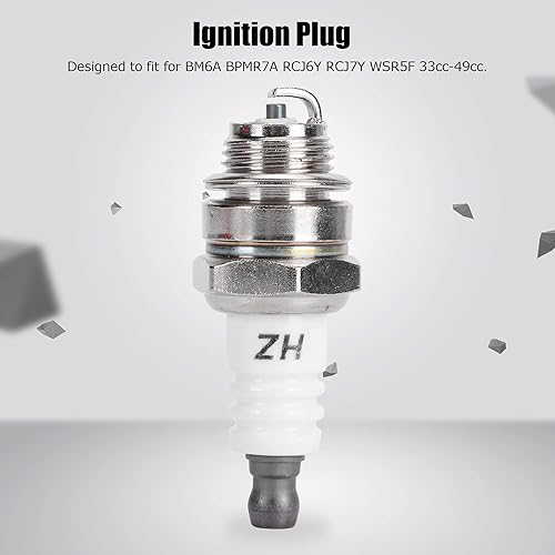 BM6A Candela, candele in materiale di ferro 5 pezzi L7T per BM6A BPMR7A RCJ6Y RCJ7Y WSR5F 33cc-49cc Trimmer Blower - Honorern