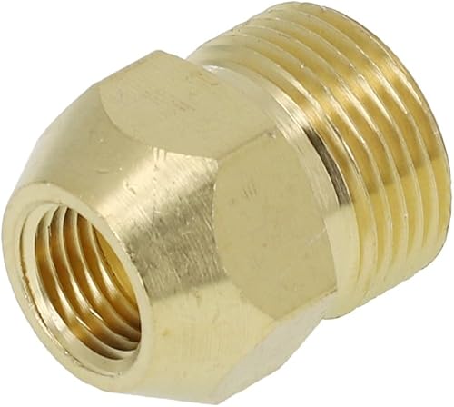 Adattatore per idropulitrice, M22x1 5 ET Nipple, per Lancia per tubo flessibile IT da 35,6 cm, ottone durevole - Honorern