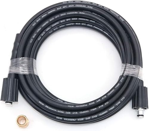 Tubo di ricambio per idropulitrice ad alta pressione, 8 m, kit per la pulizia dell'acqua M22 14, connessione lunga 8 metri - Honorern