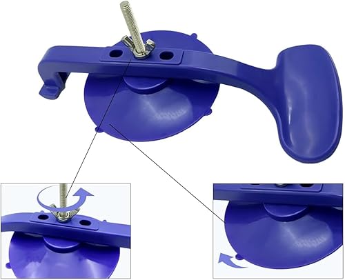 Set di morsetti a ventosa da 6 pezzi, kit di morsetti di classe per incollaggio di riparazione superiore per parabrezza convertibile per auto - Honorern