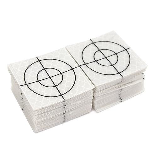 Tutoy 100Pcs Totale Stazione Riflessione Riflettore Nastro 40 X 40mm Stazione di Destinazione - Honorern