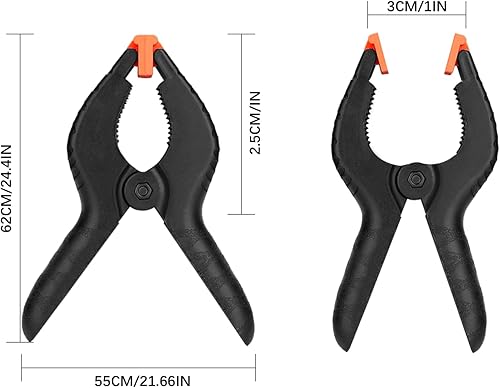 25 Pezzi Morsetti A Molla, Morsetti Da Falegname, Piccola Clip A Molla In Nylon, Per Fai Da Te, Falegnameria, Foto, Studio Fotografico, Sfondo Fotografico, Artigianato (5 Colori) - Honorern