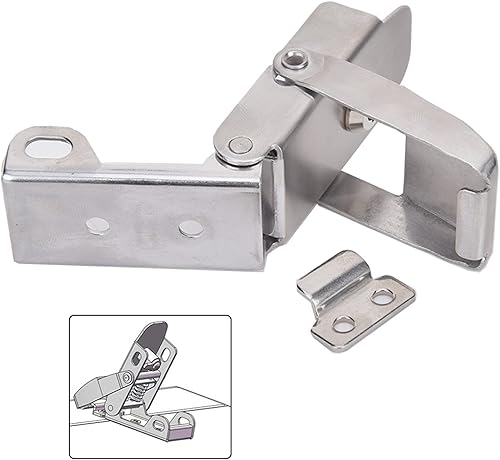 BuyWeek Chiusura a Leva, Chiusura a Scatto in Acciaio Inossidabile Chiusura a Molla per Cassette Degli Attrezzi Cassetti Armadi (A108B-3) - Honorern
