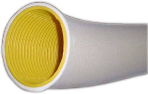 Setaflex - Tubo di Scarico per Drenaggio 10 m, Forato, Filtro da 10 m, Colore: Giallo - Honorern