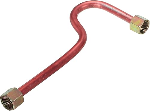 10mm x 200mm Tubo di Scarico Compressore d'Aria, Accessori di Ricambio in Lega di Alluminio per Compressore d'Aria - Honorern