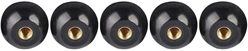 5Pz Manopola a leva a sfera 40mm Diametro M12 Filetto femmina Manopola a leva in bachelite nera Inserto in rame Sostituzione della macchina utensile - Honorern