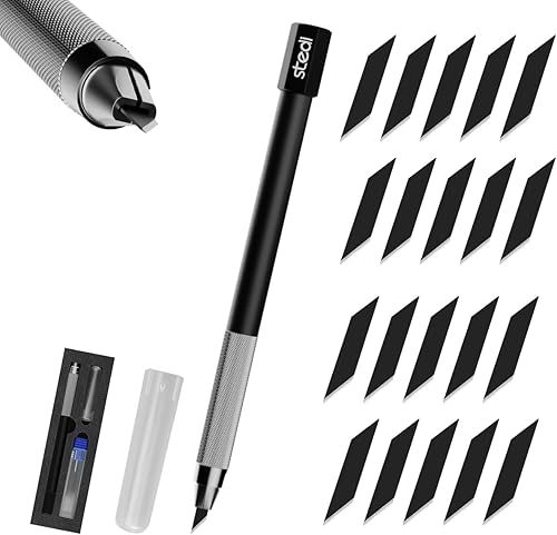 stedi Model Scriber, Lame in Acciaio Al Tungsteno Da 0,15 mm, Per Modellismo Hobbystico, Modello in Scala Rg, Kit Di Modellismo Gundam, Per Incidere Linee, Incisioni, Linee Di Pannelli, Resina - Honorern