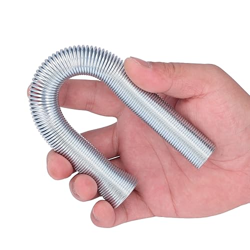 5 Pezzi Piegatubi a Molla, 5/8, 1/2, 3/8, 5/16, 1/4 Pollici Piega Tubi Curvatubi a Molla Piegatubi Manuale Piegatrice a Molla per Tubi in Rame, Alluminio, Acciaio a Parete Sottile - Honorern