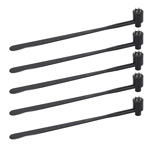 Martello Ad Ago per Pelle, Manico in ABS con un'estremità 5 Pezzi Martello per Pelle di Fiori di Prugna per l'industria - Honorern