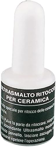 Smalto pittura speciale per il ritocco delle ceramiche boccetta da 20 ml dotato di pennellino per l'applicazione - Honorern