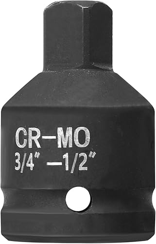 Adattatore da 3/4' F A 1/2' M Impact Socket, L'Acciaio Cr-Mo Riduttore Quadrato per Trapano Avvitatore A Percussione Adattatore Bussola per Chiave Dinamometrica E A Cricchetto - Honorern