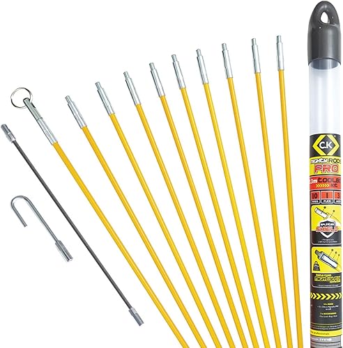 C.K T5419 MightyRod PRO - Kit asta per cavi da 3,3 m - Honorern