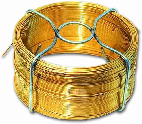 FGL08 Filo metallico di ottone - Diametro 0,8 mm - Lunghezza 50 m - Honorern