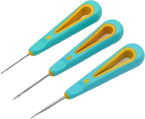 3x DIY Fare Strumento Foro Rotondo Cono Trapani A Mano Ago Stoppino Strumento Per Fare Artigianato 3x/Set Ago Stoppino Strumento Foro Rotondo Cono Per La Produzione Di Silicone - Honorern