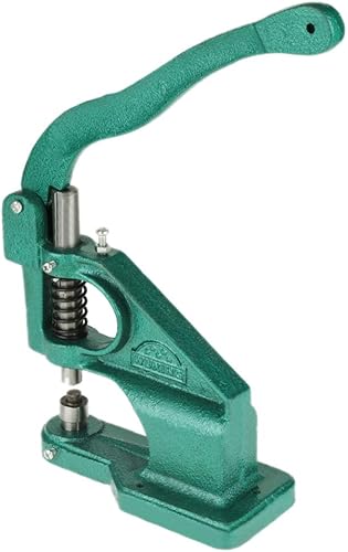 Wakects Macchina per occhielli con 3 fustelle e 1500 occhielli da 6/10/12 mm per cartelli di striscione, 21 x 19 cm - Honorern