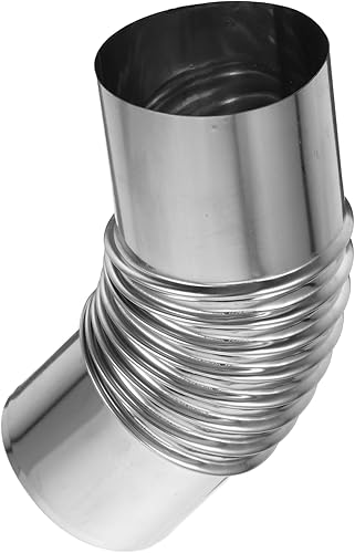 Tubo Di Scarico Per A Gomito Da 90 Gradi Rivestimento Per in Acciaio Inossidabile Tubo Di Scarico Per Stufa Compatibile Con Riscaldatore Da Campeggio Per Tende - Honorern